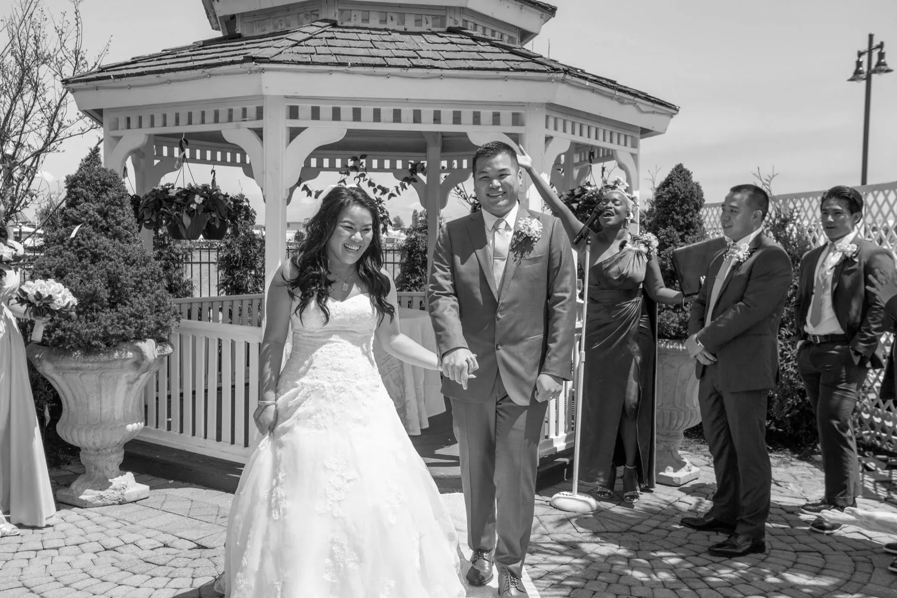 Stephanie + Justin wedding at Chateau La Mer