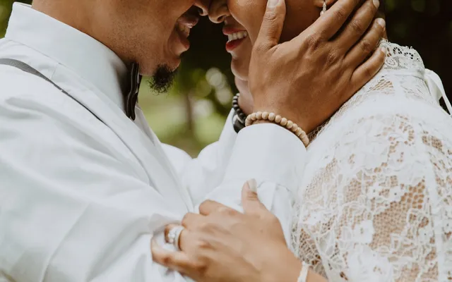 A vow renewal couple in New York City