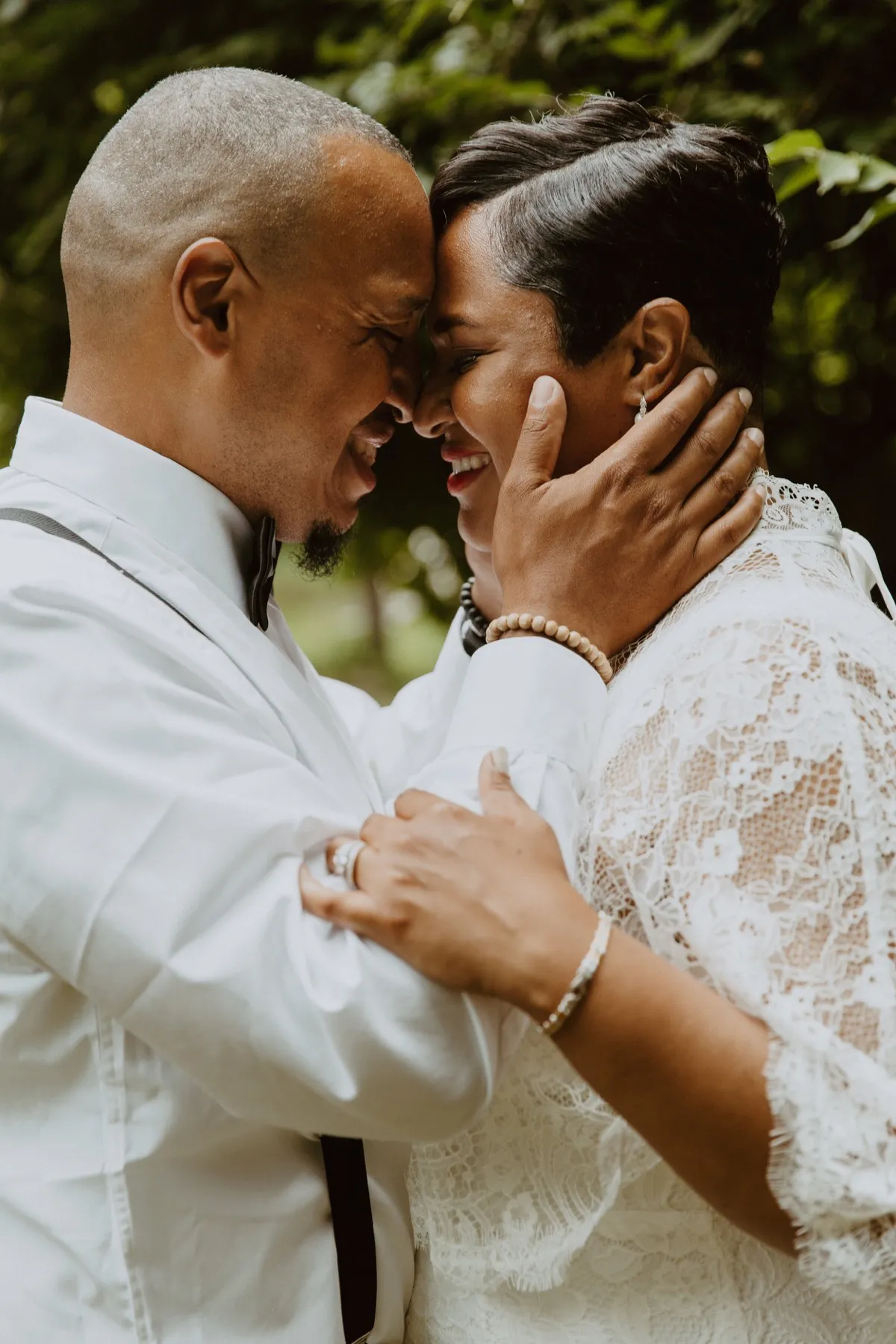 A vow renewal couple in New York City