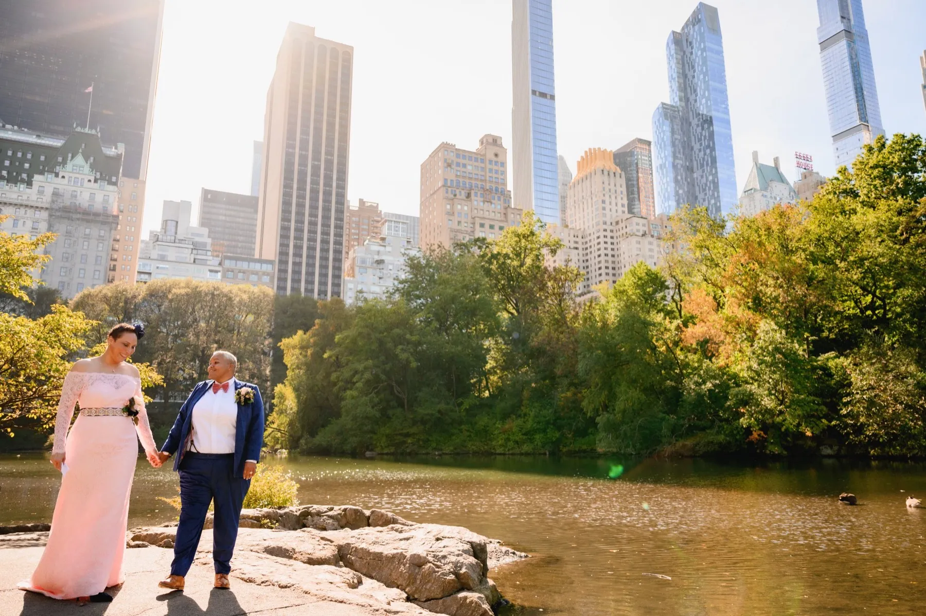 A New York City skyline view for vow renewal inspiration