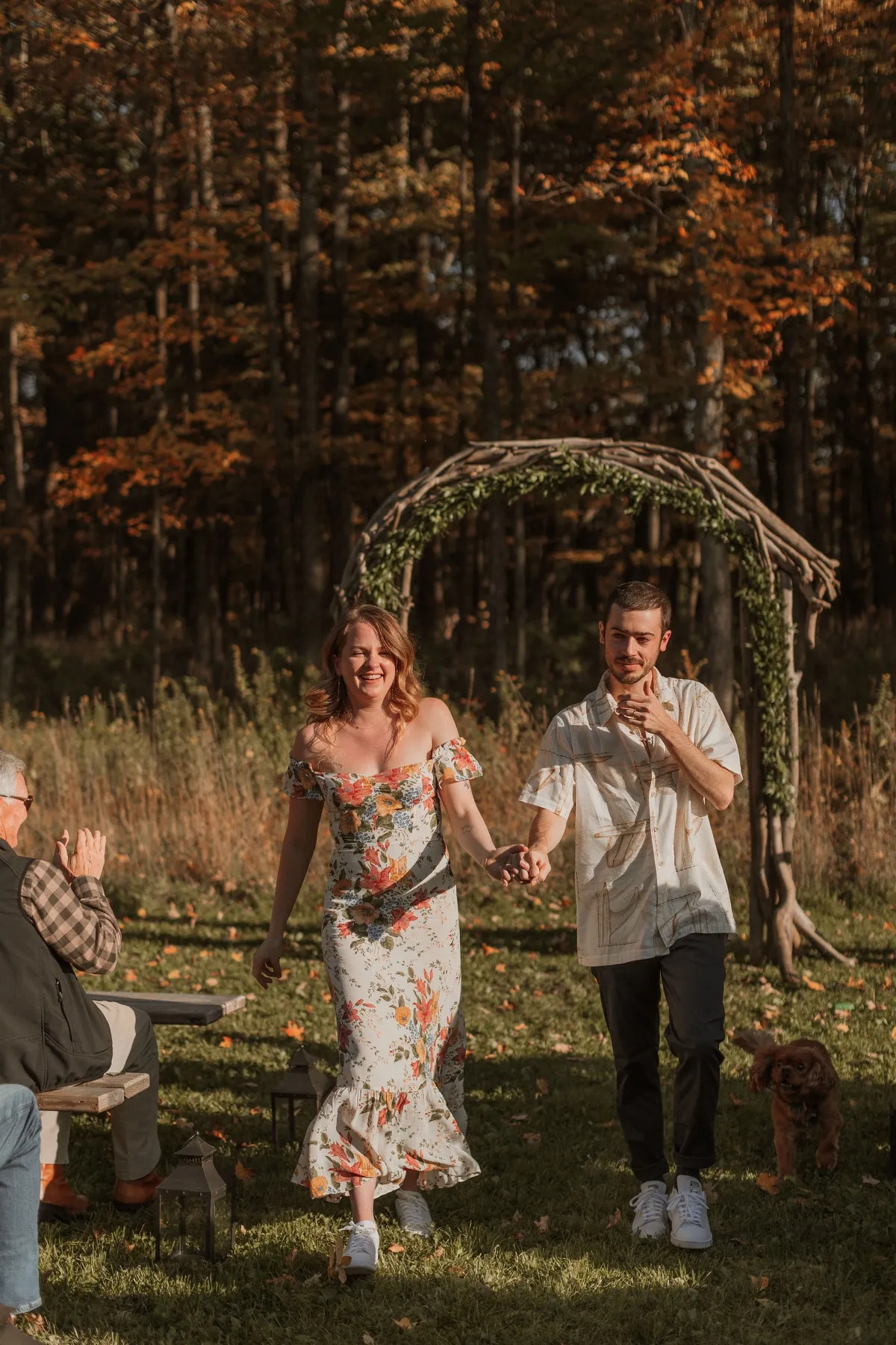 Makena + Eric wedding portrait at New Beginnings Farmstead, Kingston, NY