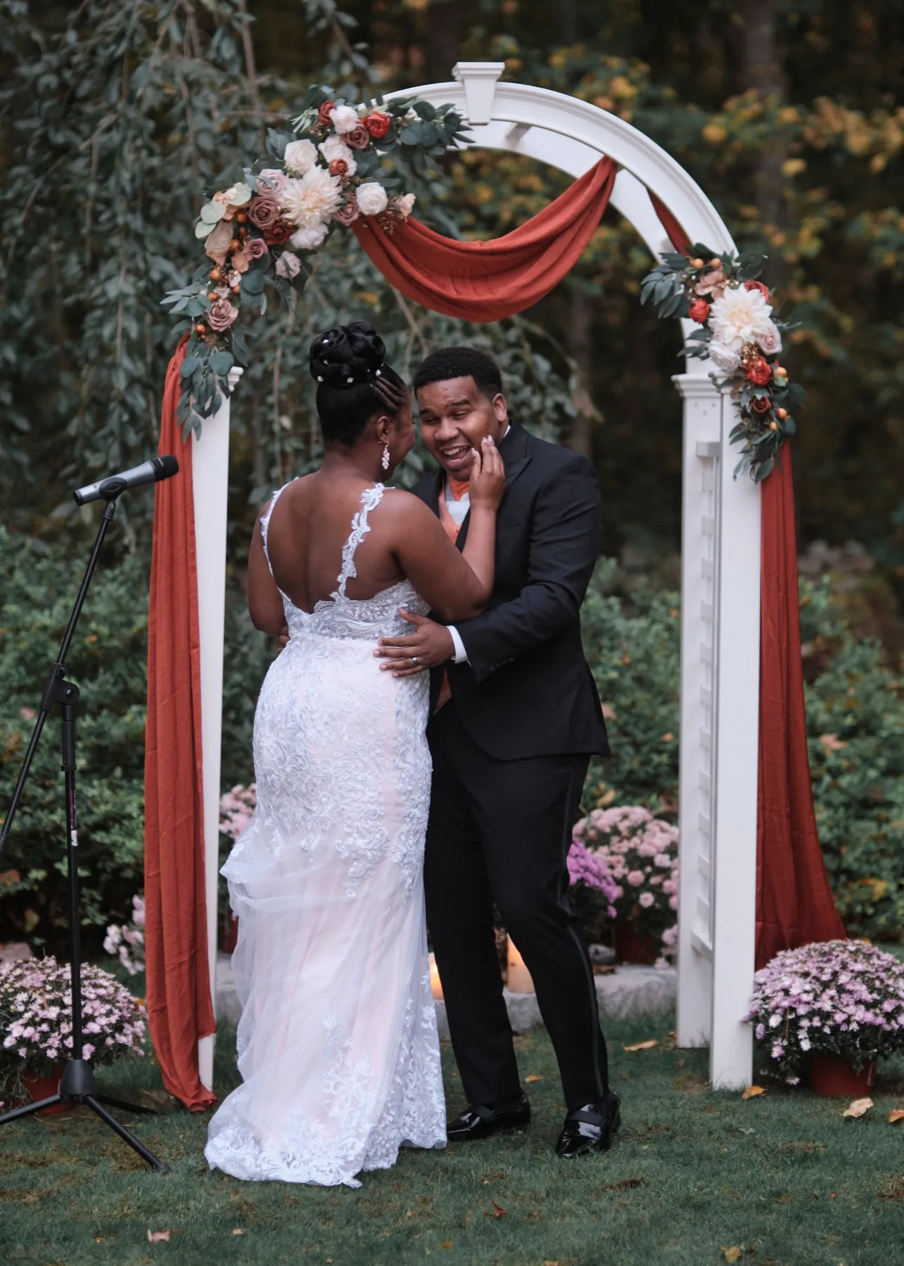 Wedding day moment for Hygdrea + Alex at East Hampton, CT