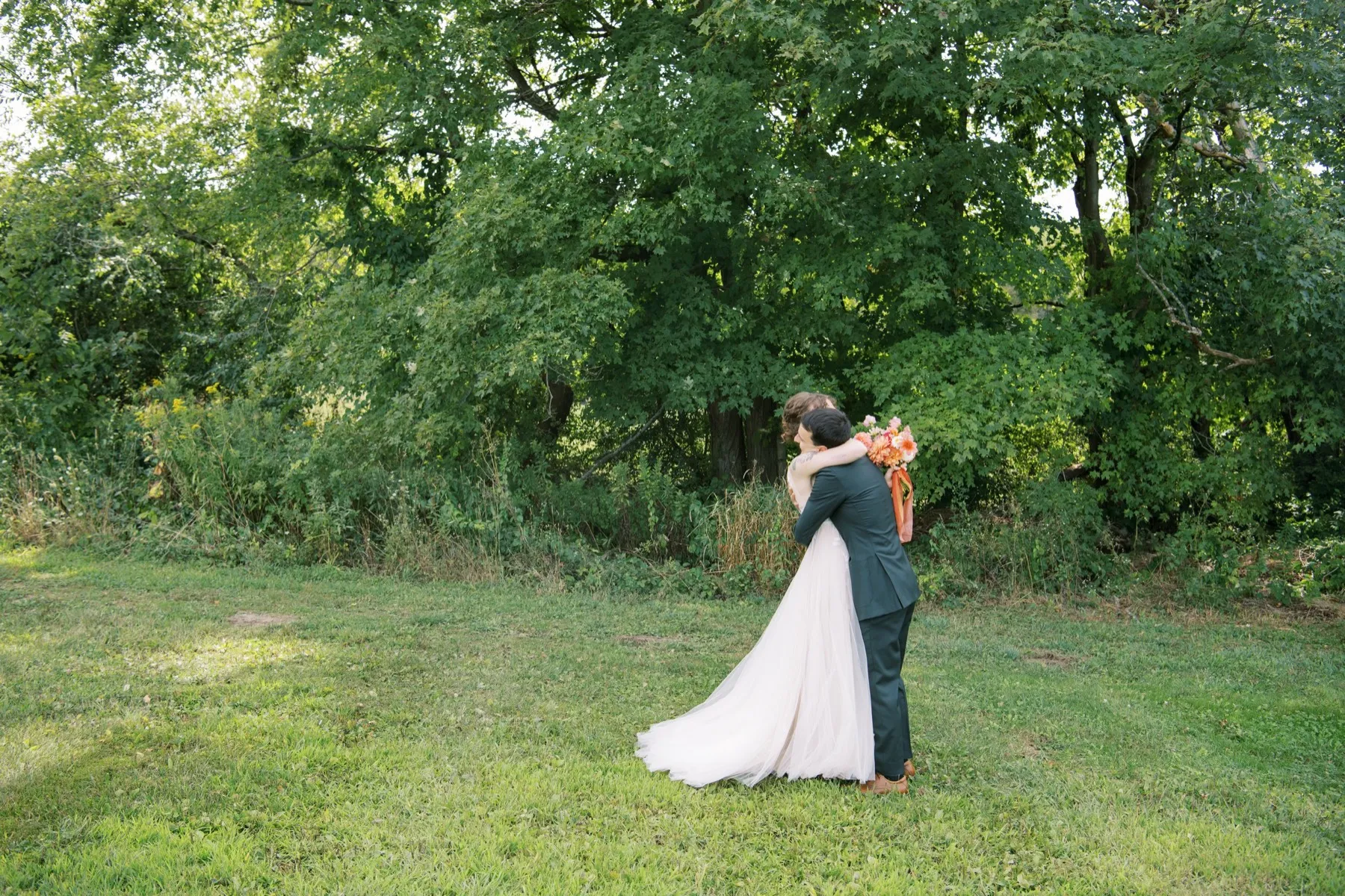 Zoie + Mark wedding ceremony at Sunny River Estates, Hudson Valley, NY