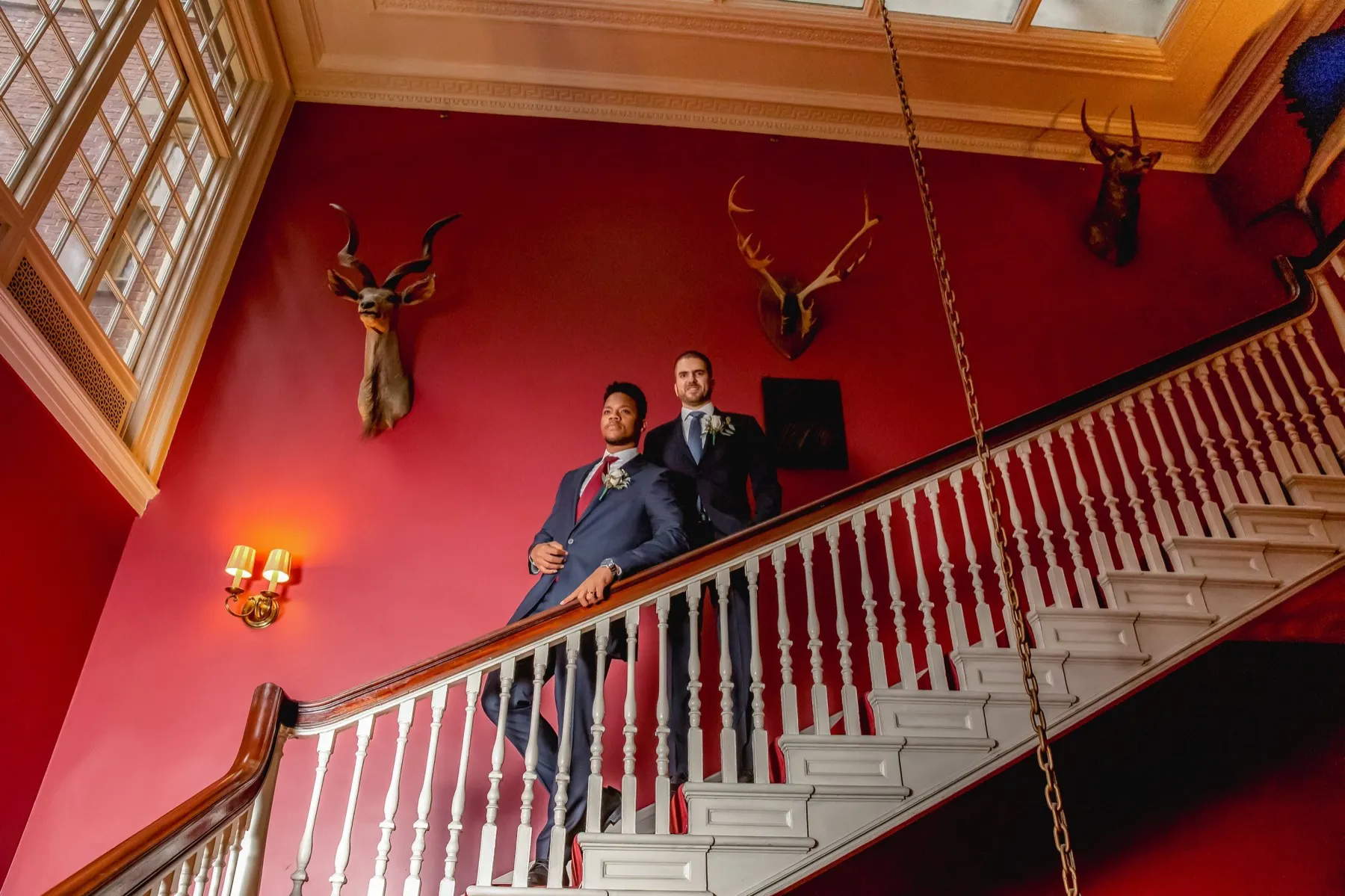 Lazaro + Yehuda during their lgbtq+ elopement ceremony