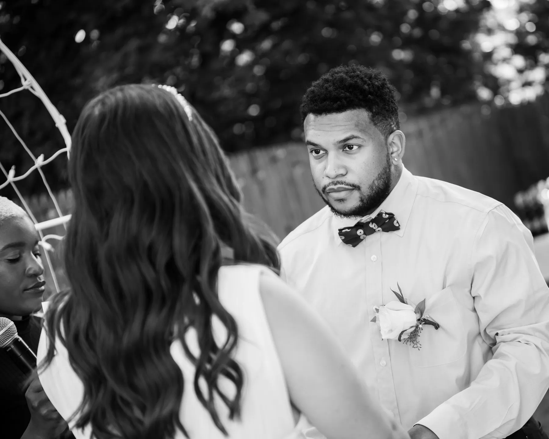 Leslie + Michael wedding portrait at Bridgeport, CT