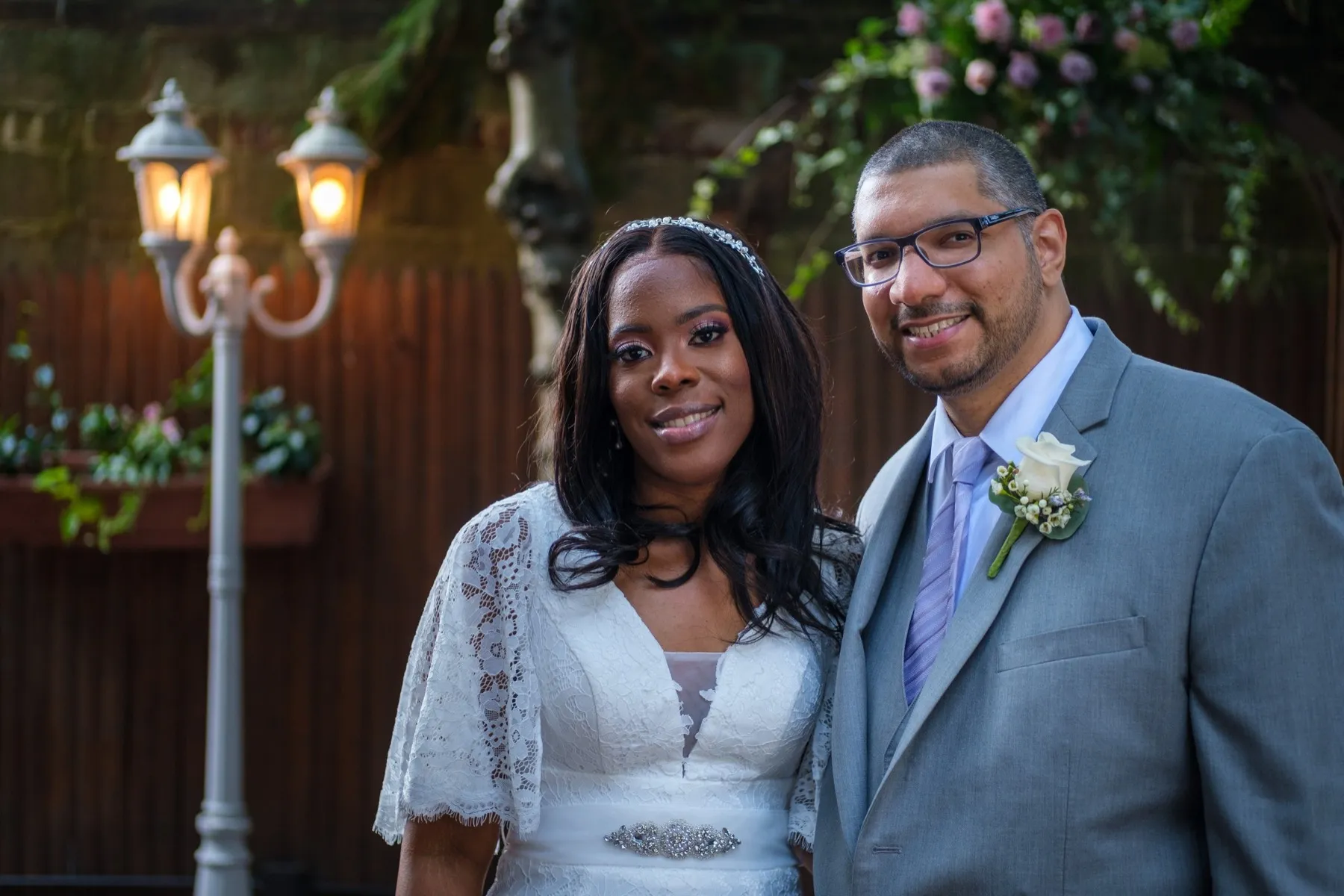 Wedding day moment for Camille + Francisco at My Kitchen Forest Hills, NY