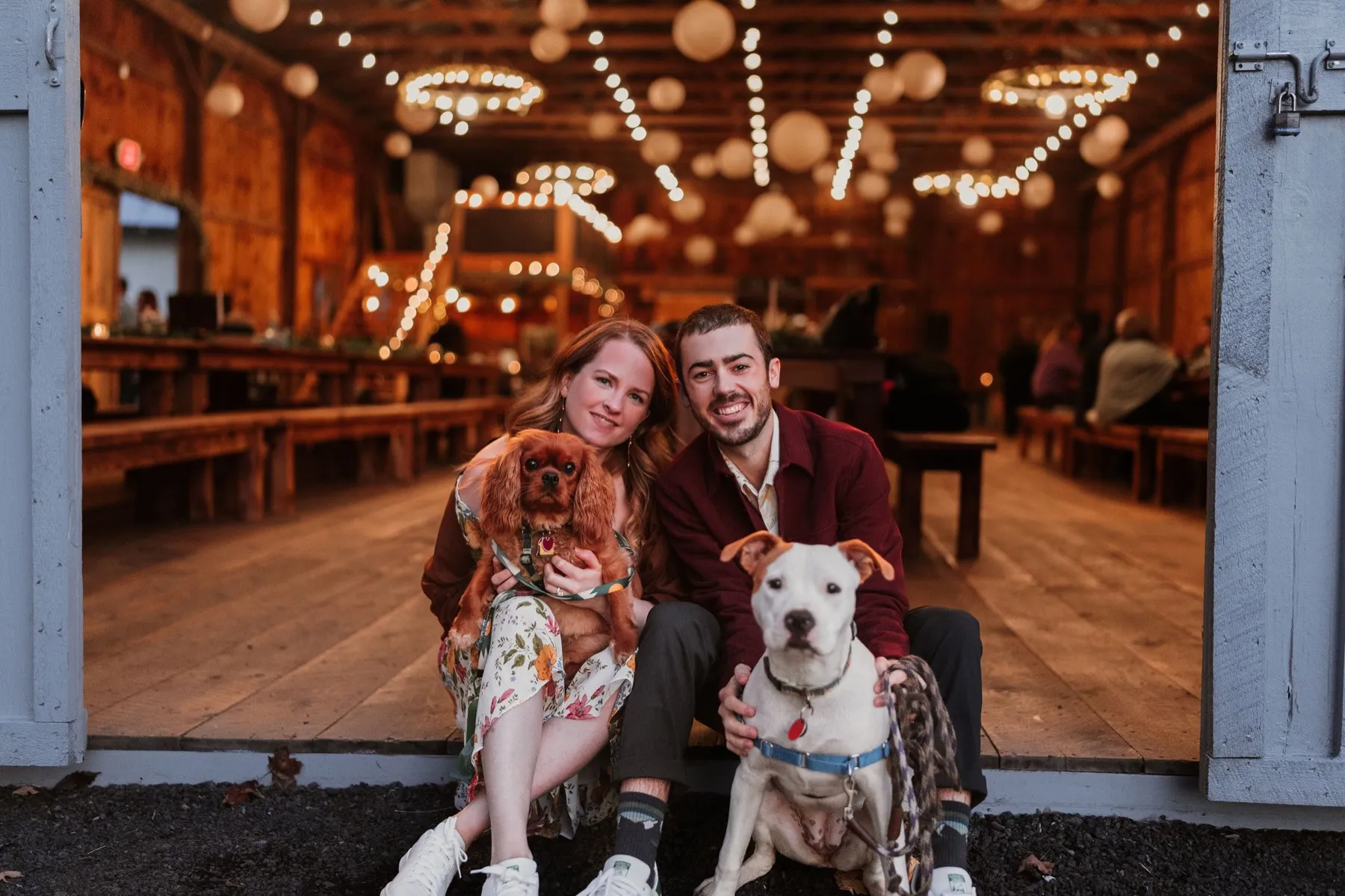 Wedding day moment for Makena + Eric at New Beginnings Farmstead, Kingston, NY