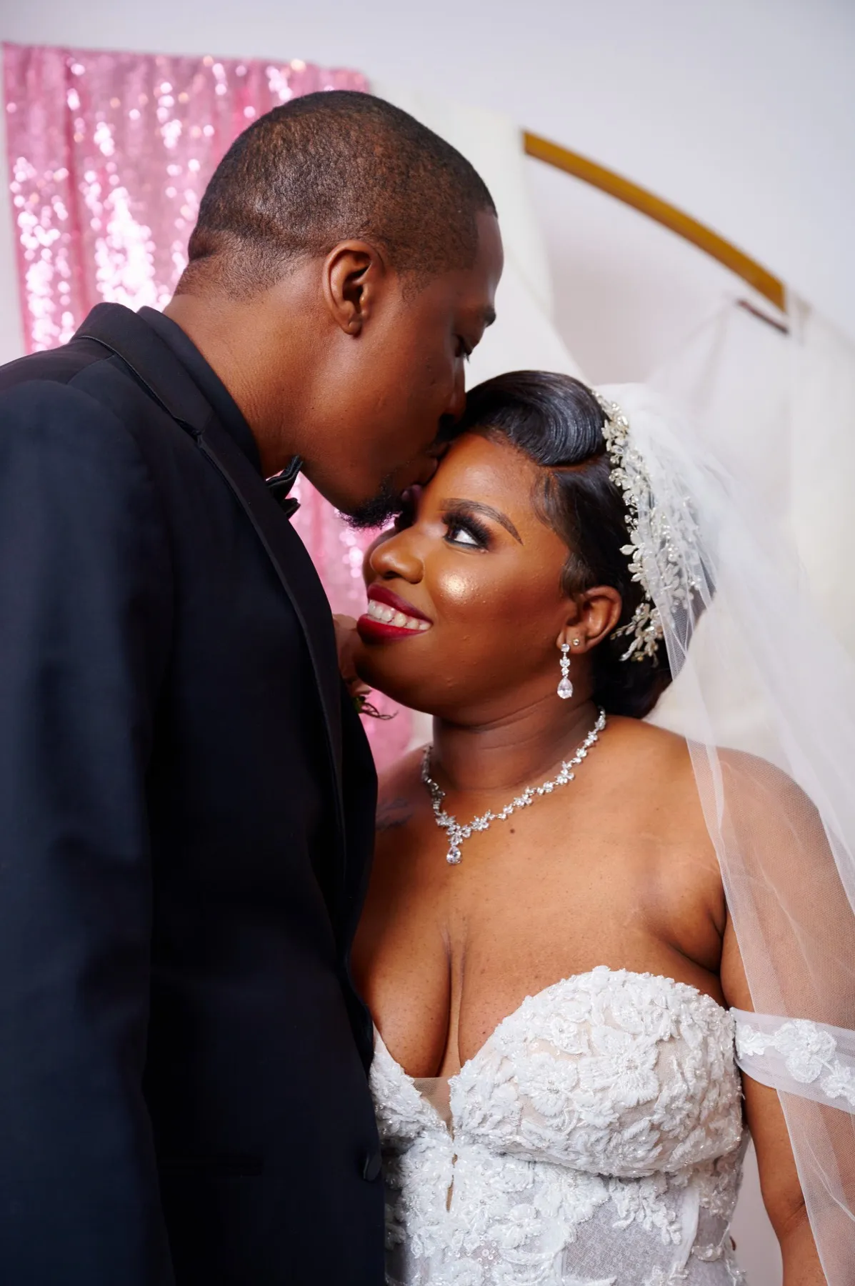 Danielle + Jermaine wedding ceremony at The J Loft, Brooklyn, NY Sister venue: W Loft Weddings