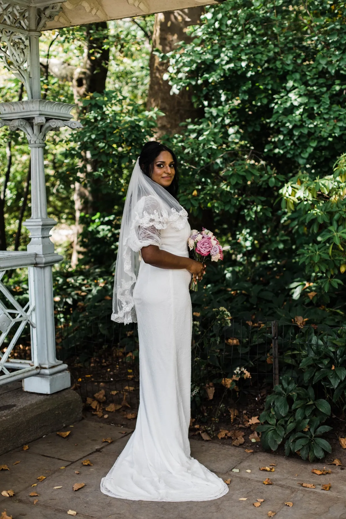 Clashani + Gihan during their elopement ceremony