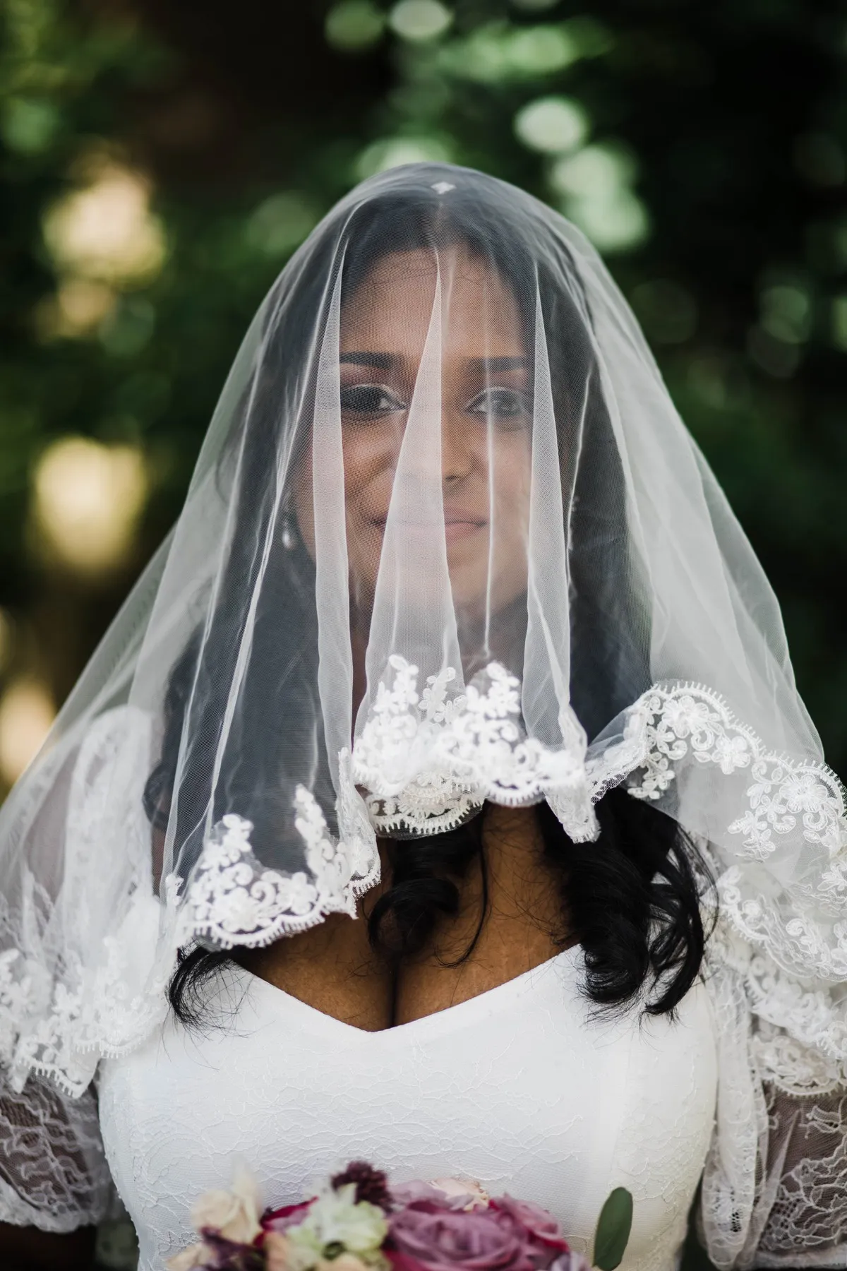 Clashani + Gihan wedding portrait at Ladies Pavilion, Central Park Wedding