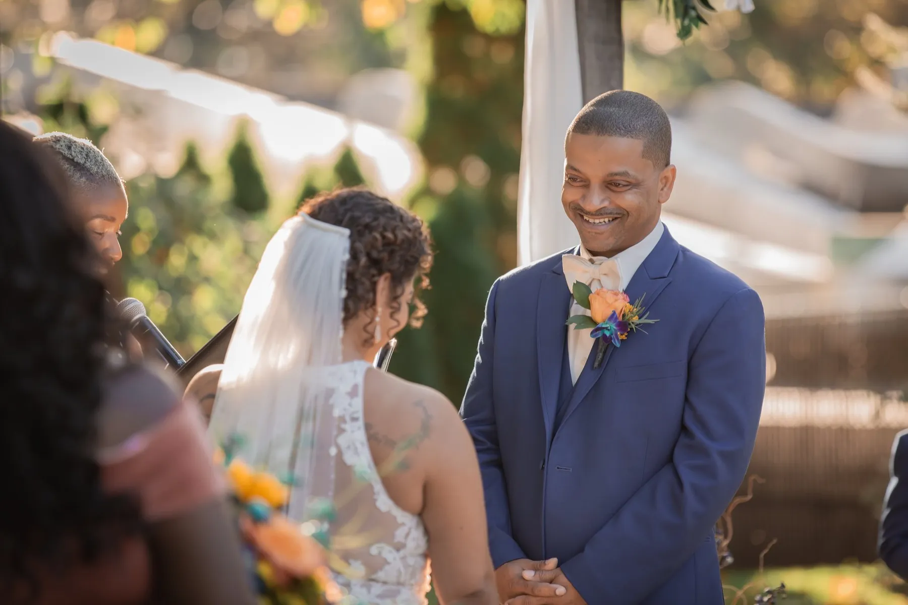 Wedding day moment for Millie + Rick at THC The Hops Company, CT
