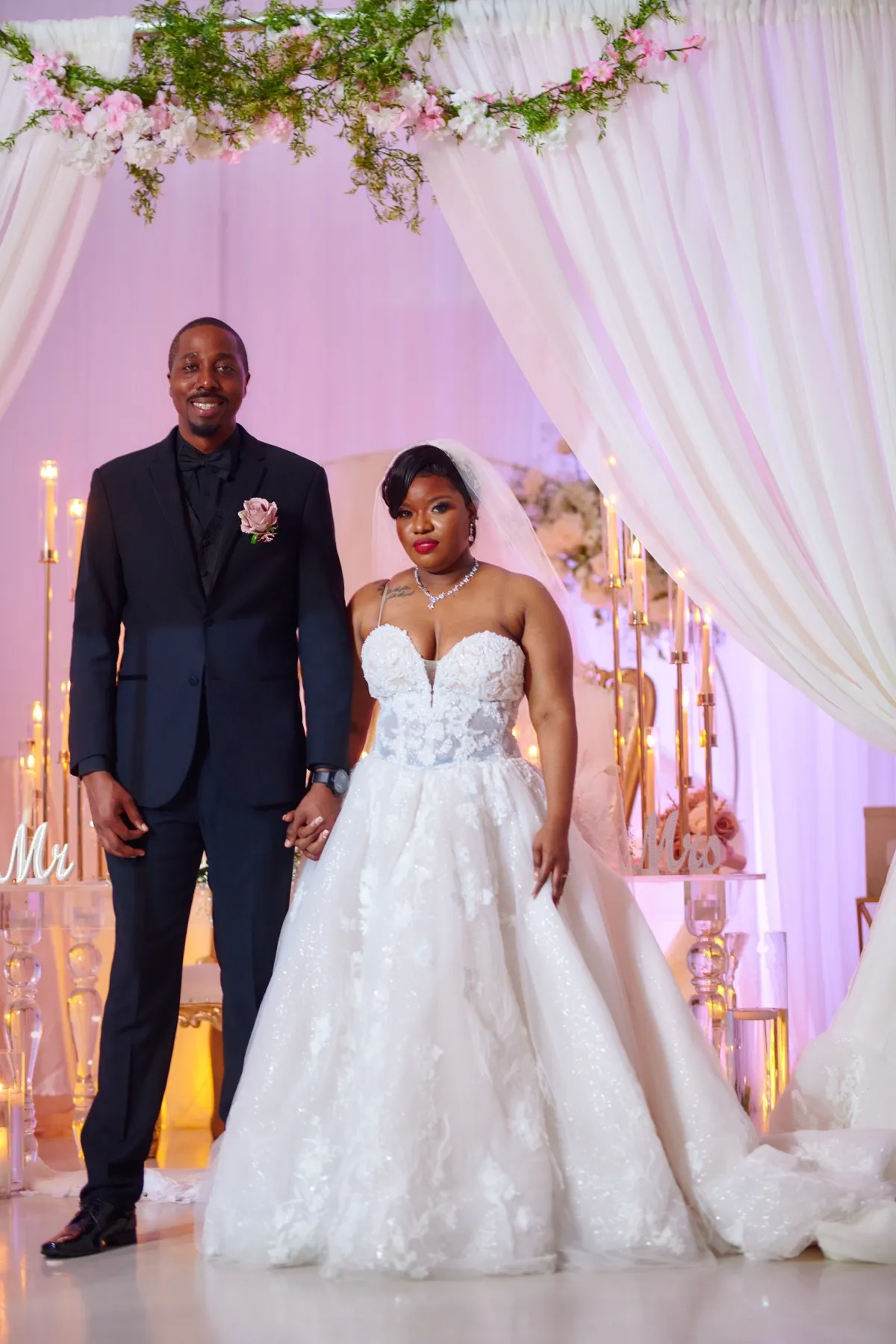 Wedding day moment for Danielle + Jermaine at The J Loft, Brooklyn, NY Sister venue: W Loft Weddings