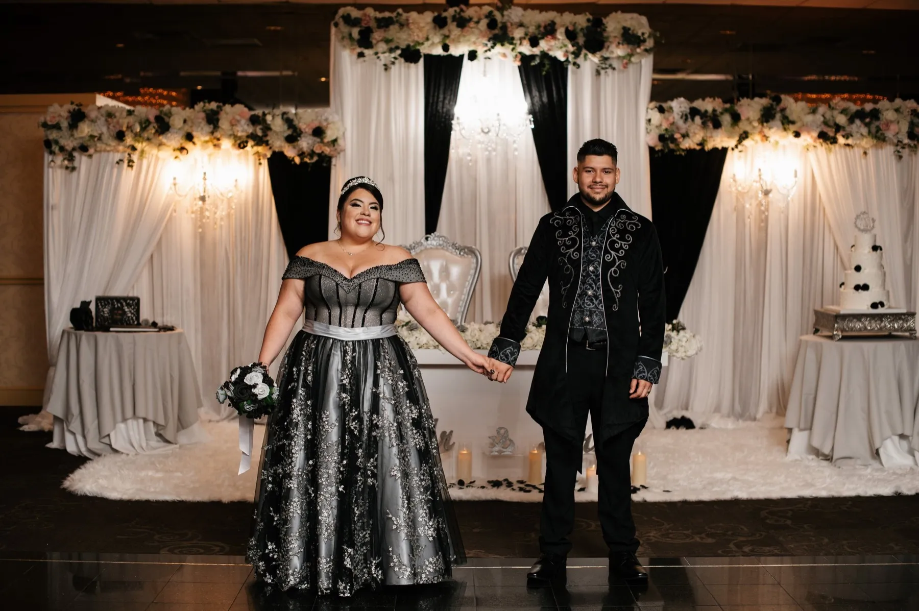 Erika + Willie wedding ceremony at The Elan, Lodi, NJ