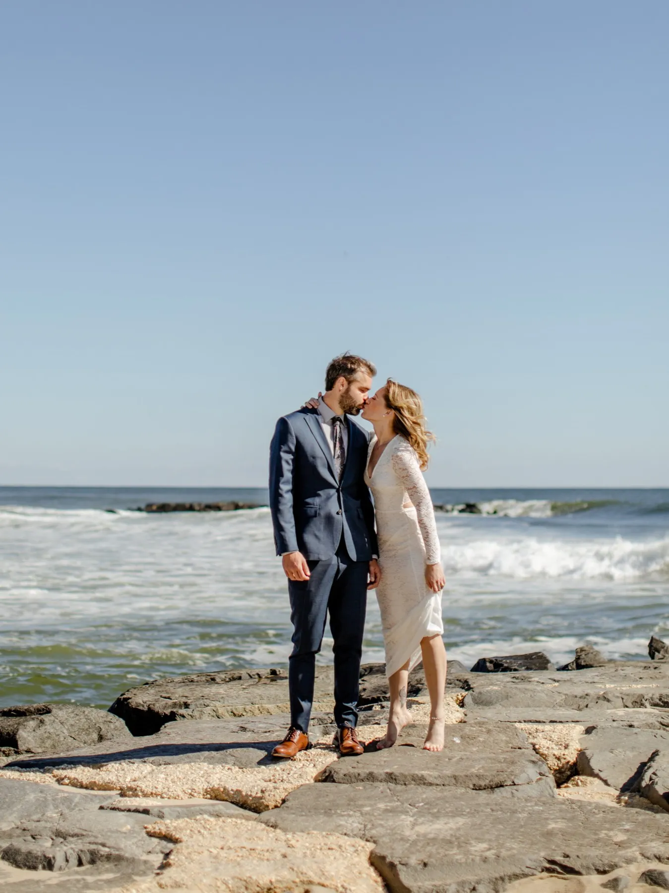 Gina + Matt wedding ceremony at Tim McLoone's Supper Club, Asbury Park NJ