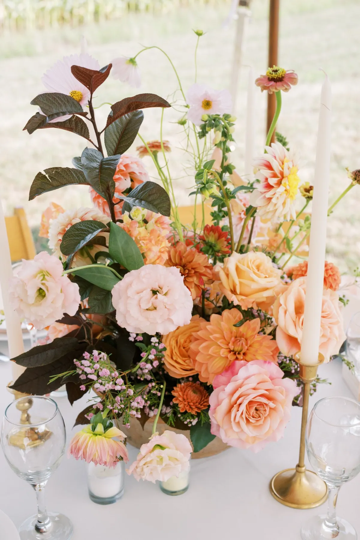 Zoie + Mark exchanging vows at Sunny River Estates, Hudson Valley, NY
