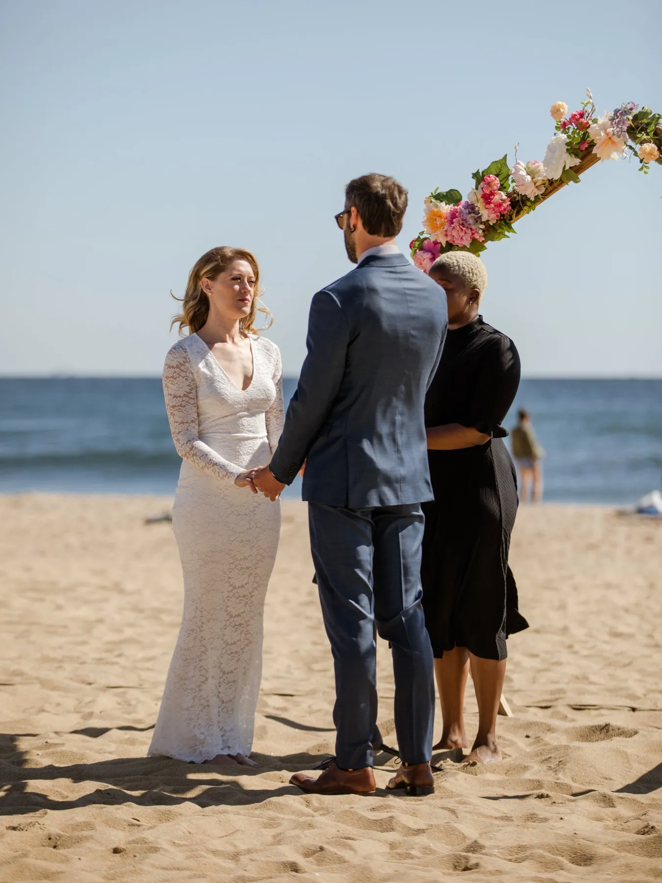 Wedding day moment for Gina + Matt at Tim McLoone's Supper Club, Asbury Park NJ