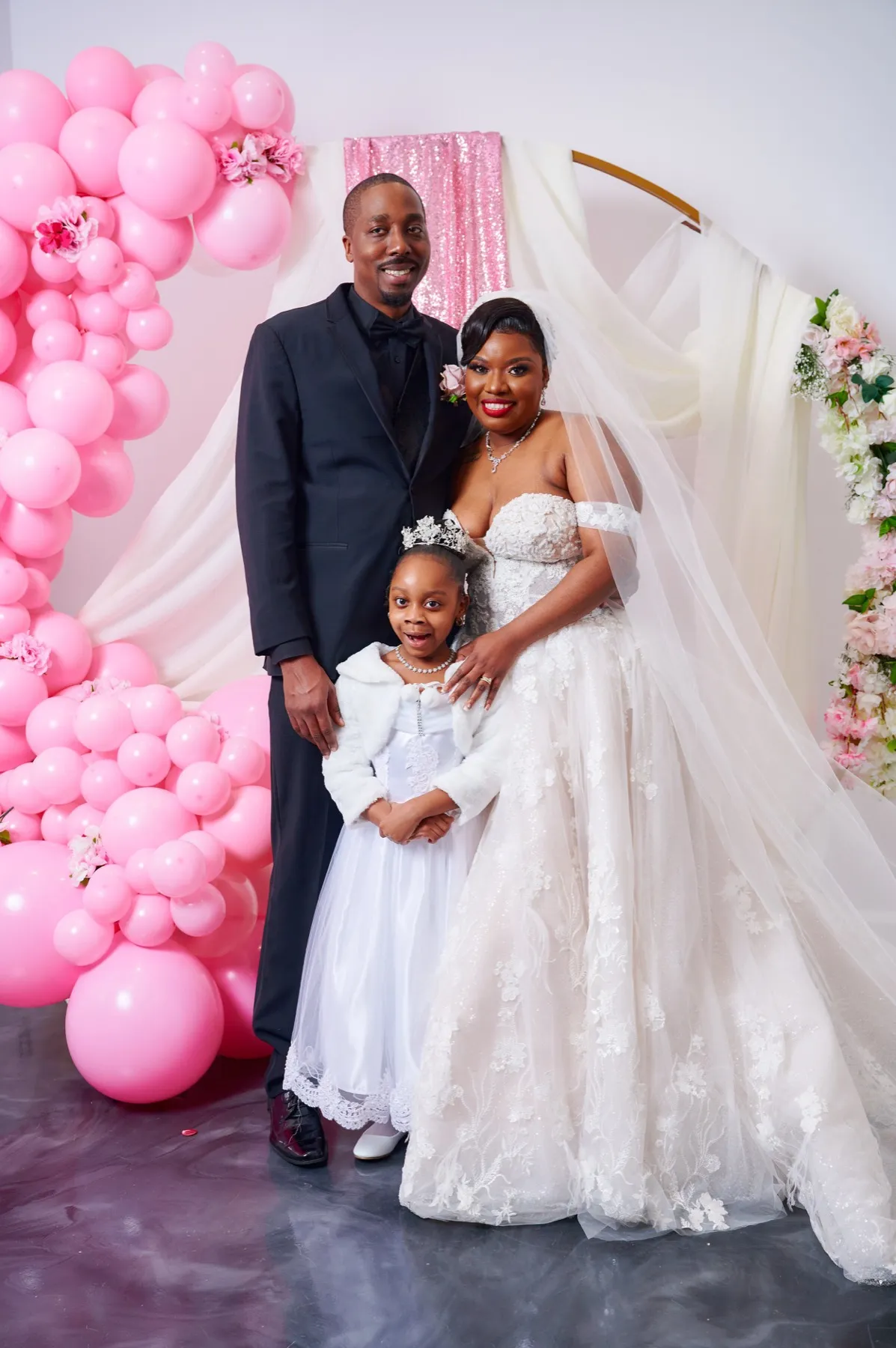 Danielle + Jermaine wedding ceremony at The J Loft, Brooklyn, NY Sister venue: W Loft Weddings