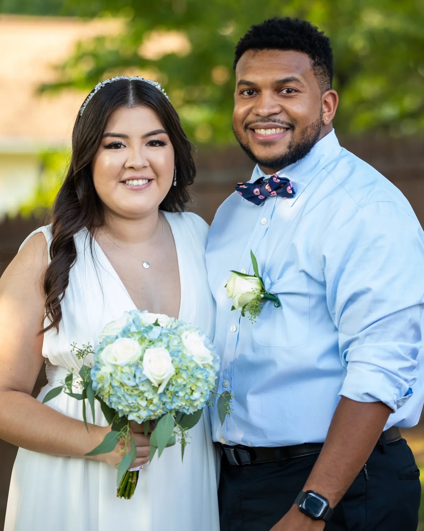 Leslie + Michael wedding ceremony at Bridgeport, CT
