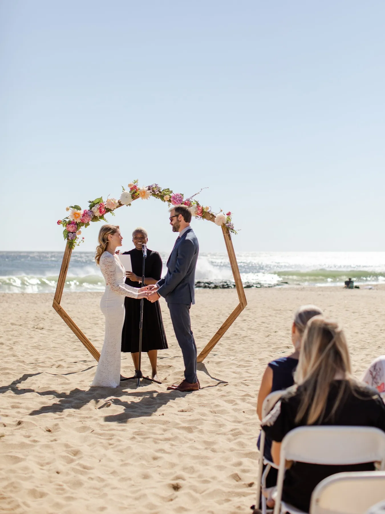 Wedding day moment for Gina + Matt at Tim McLoone's Supper Club, Asbury Park NJ