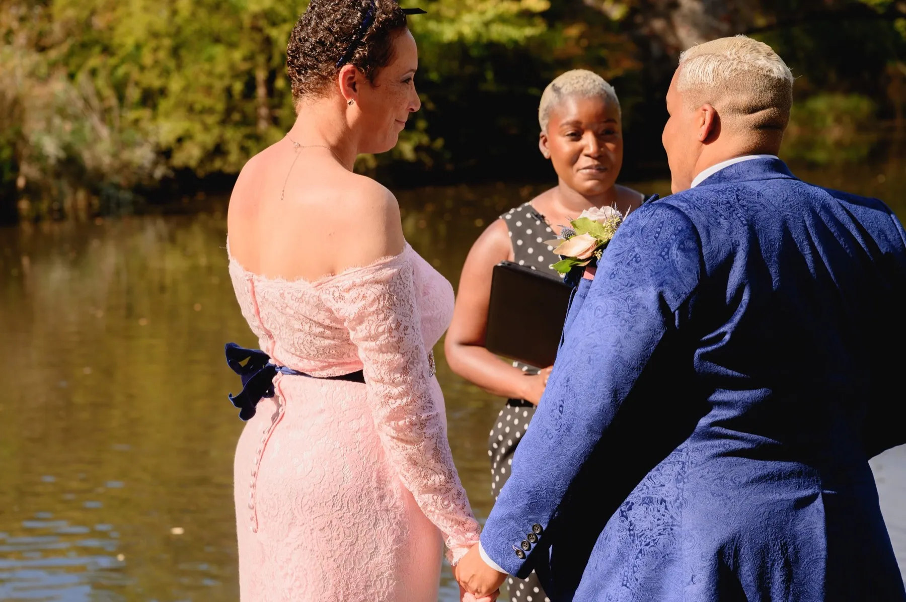 Veronica + Julie during their vow renewal ceremony