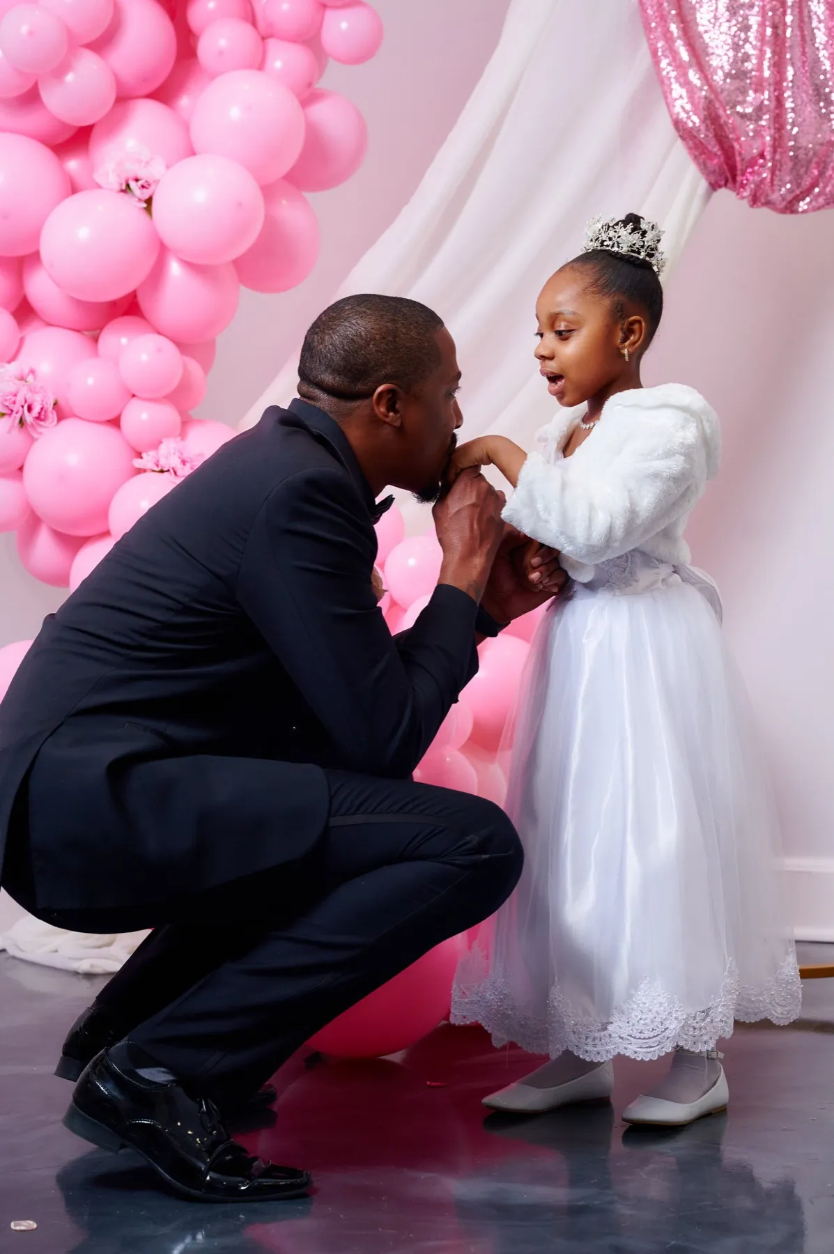 Danielle + Jermaine wedding portrait at The J Loft, Brooklyn, NY Sister venue: W Loft Weddings