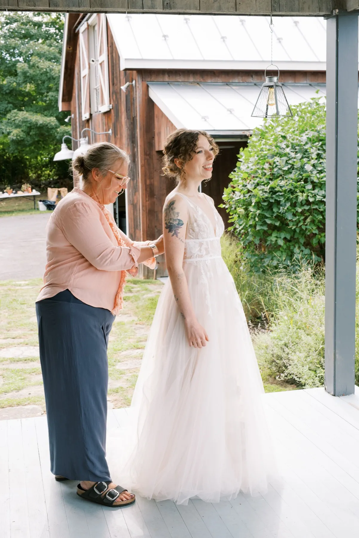 Zoie + Mark wedding portrait at Sunny River Estates, Hudson Valley, NY