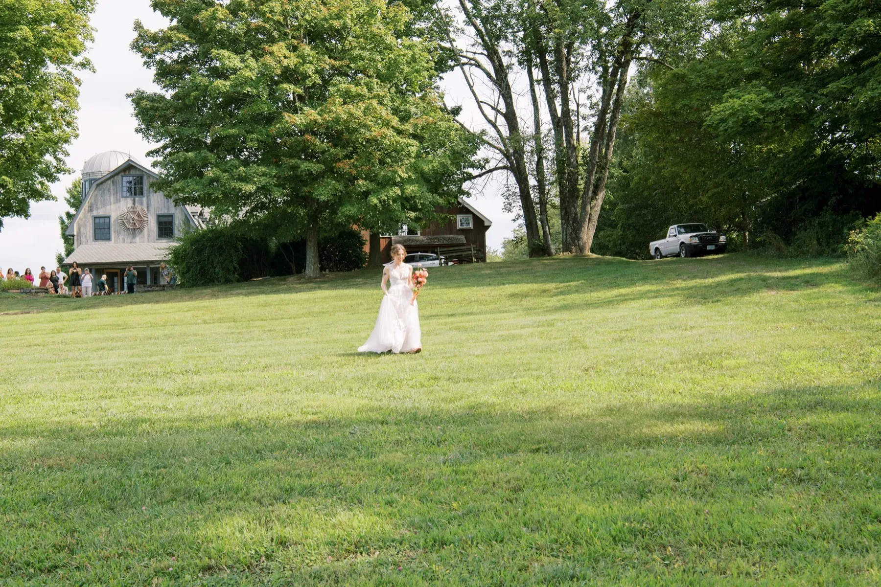 Wedding day moment for Zoie + Mark at Sunny River Estates, Hudson Valley, NY