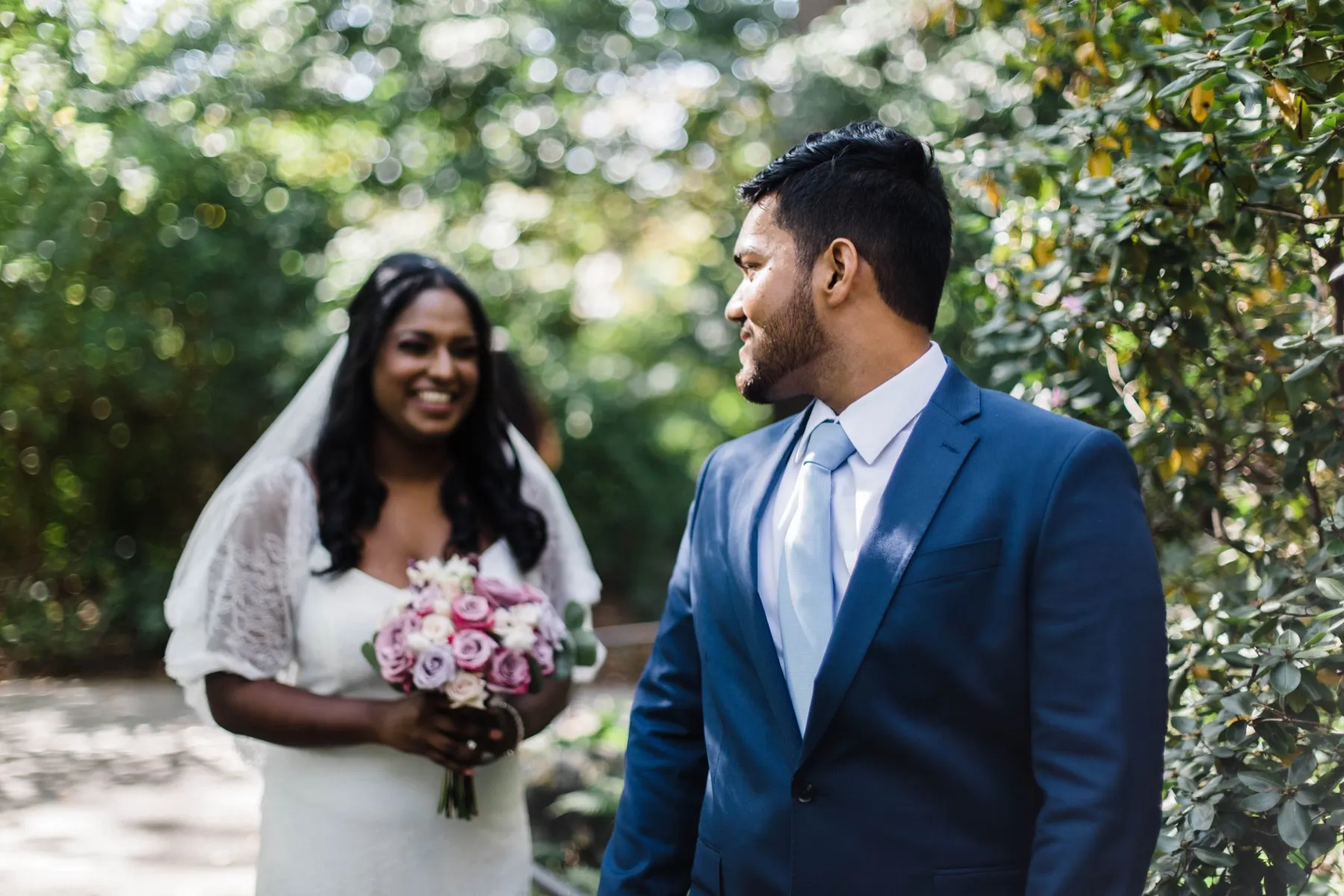 Wedding day moment for Clashani + Gihan at Ladies Pavilion, Central Park Wedding