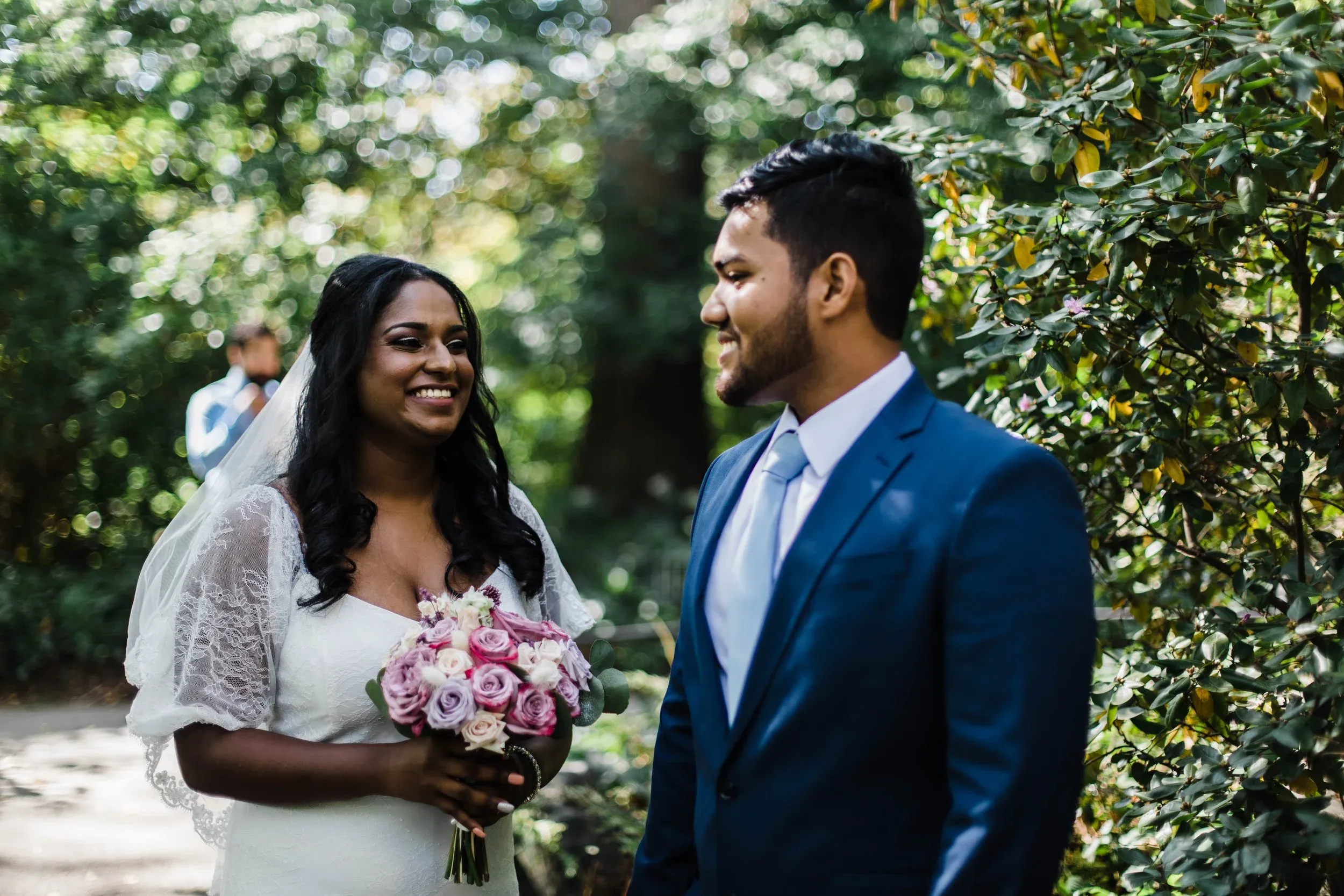 Clashani + Gihan wedding ceremony at Ladies Pavilion, Central Park Wedding