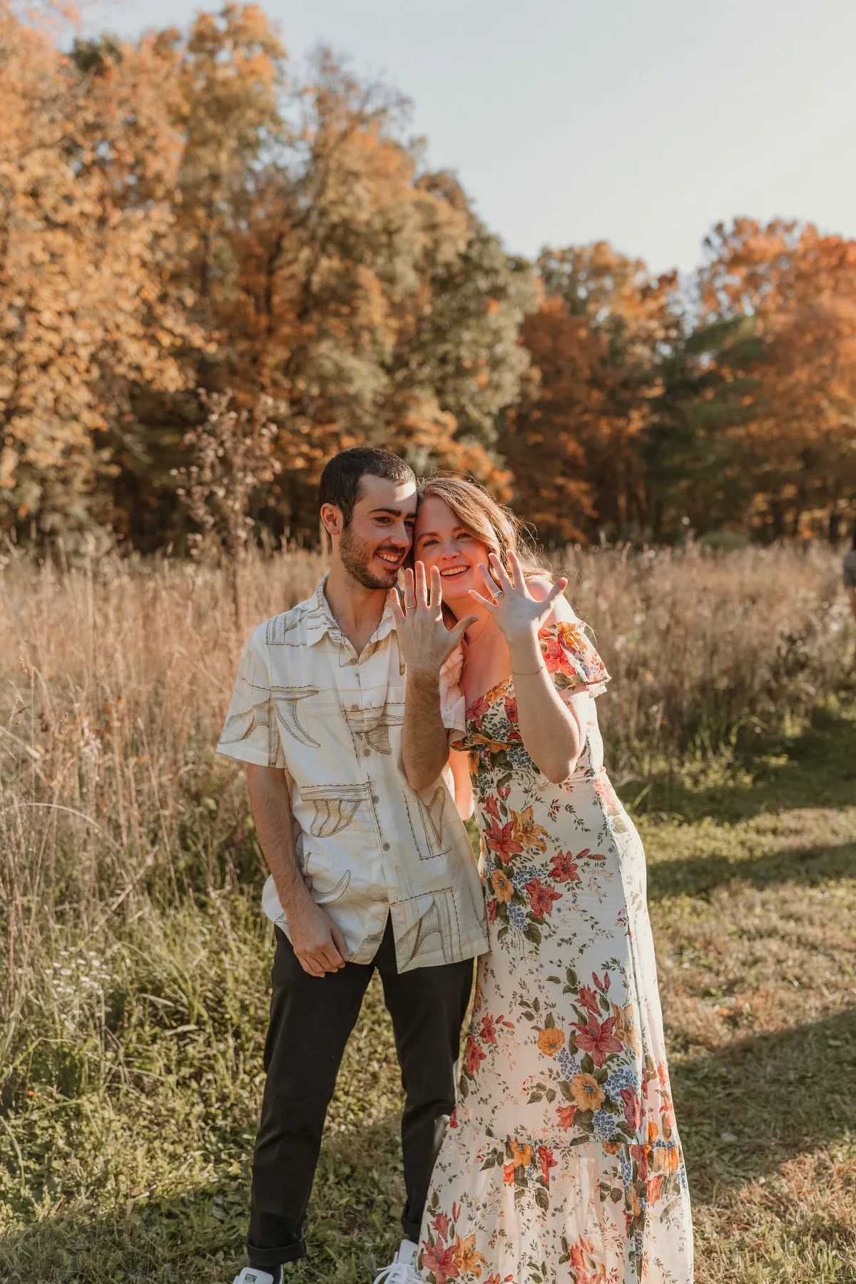 Makena + Eric exchanging vows at New Beginnings Farmstead, Kingston, NY