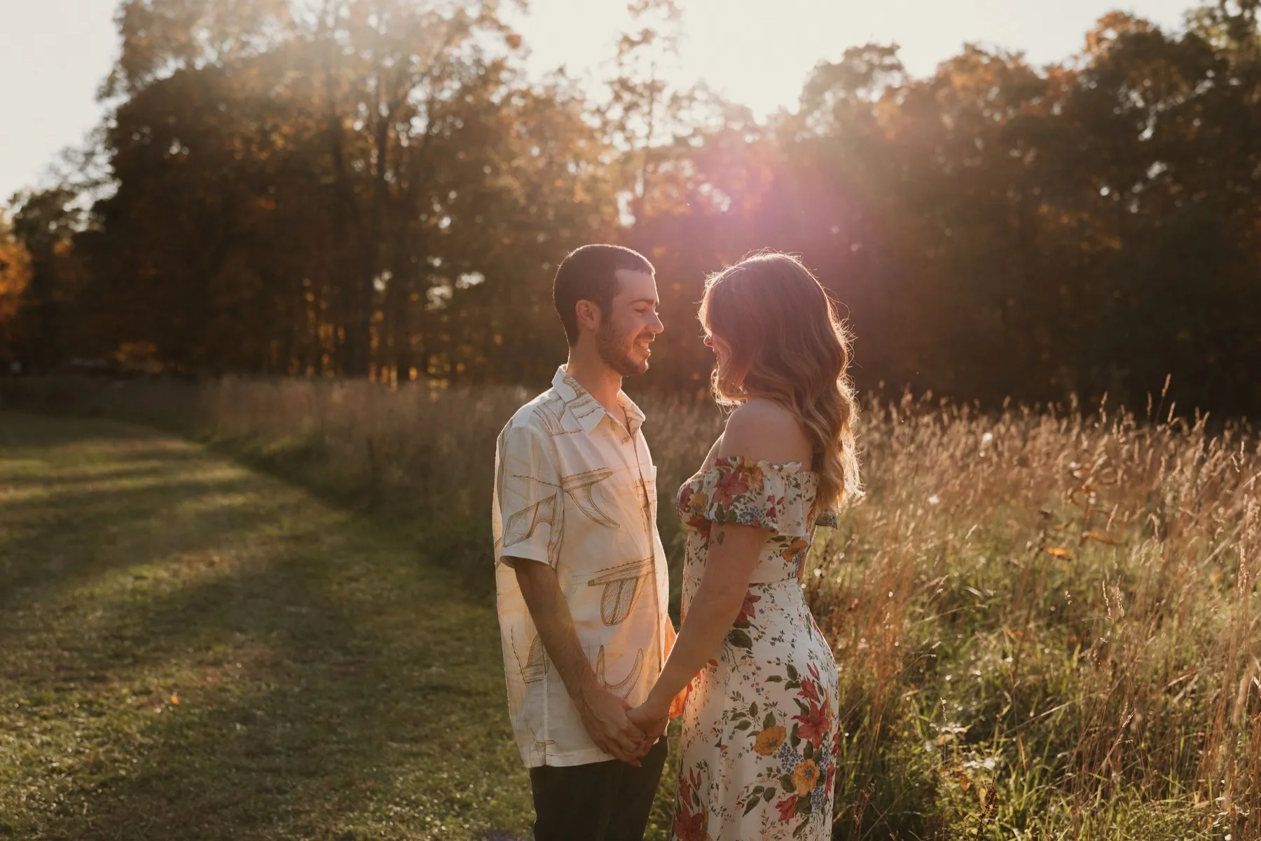 Makena + Eric during their secular wedding ceremony
