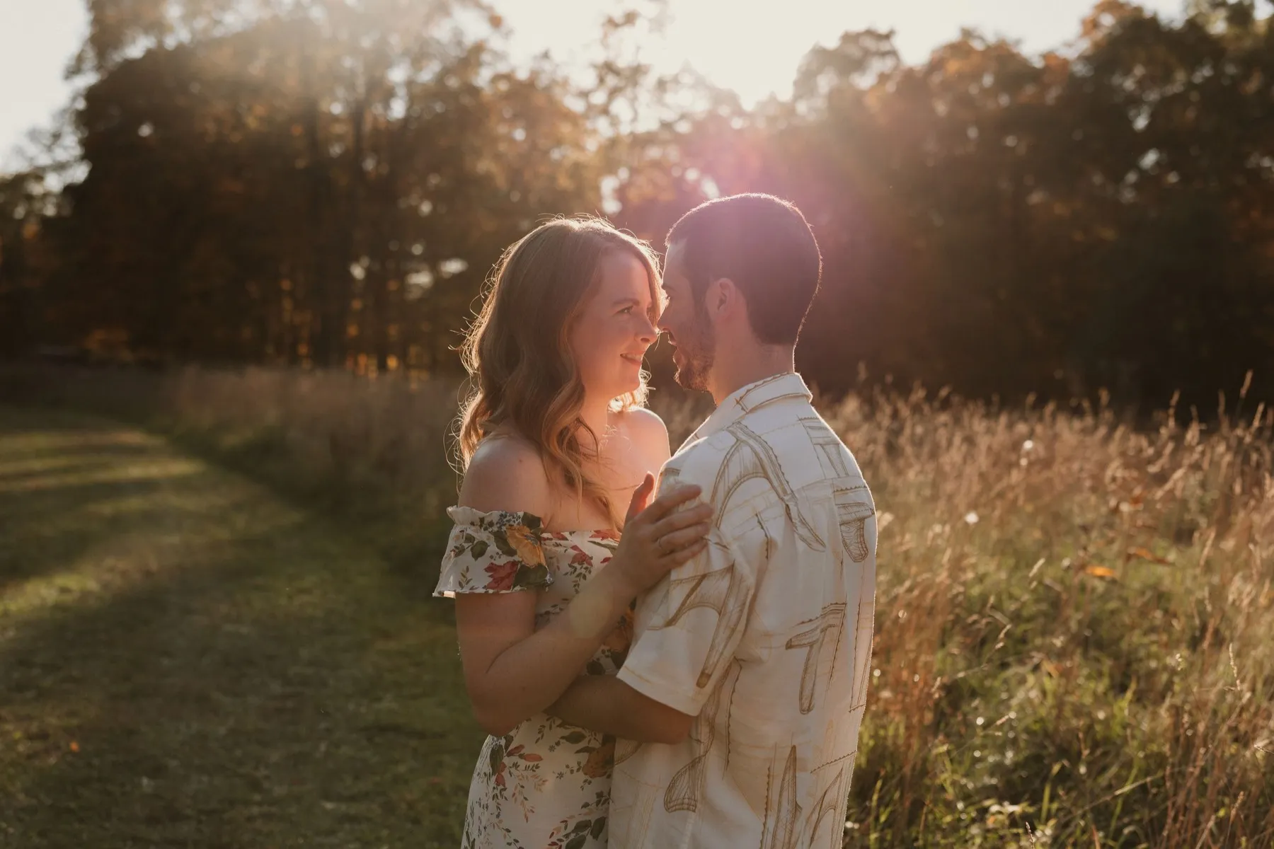 Makena + Eric celebrating after the ceremony at New Beginnings Farmstead, Kingston, NY