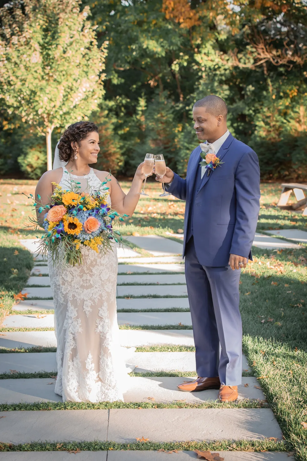 Wedding day moment for Millie + Rick at THC The Hops Company, CT