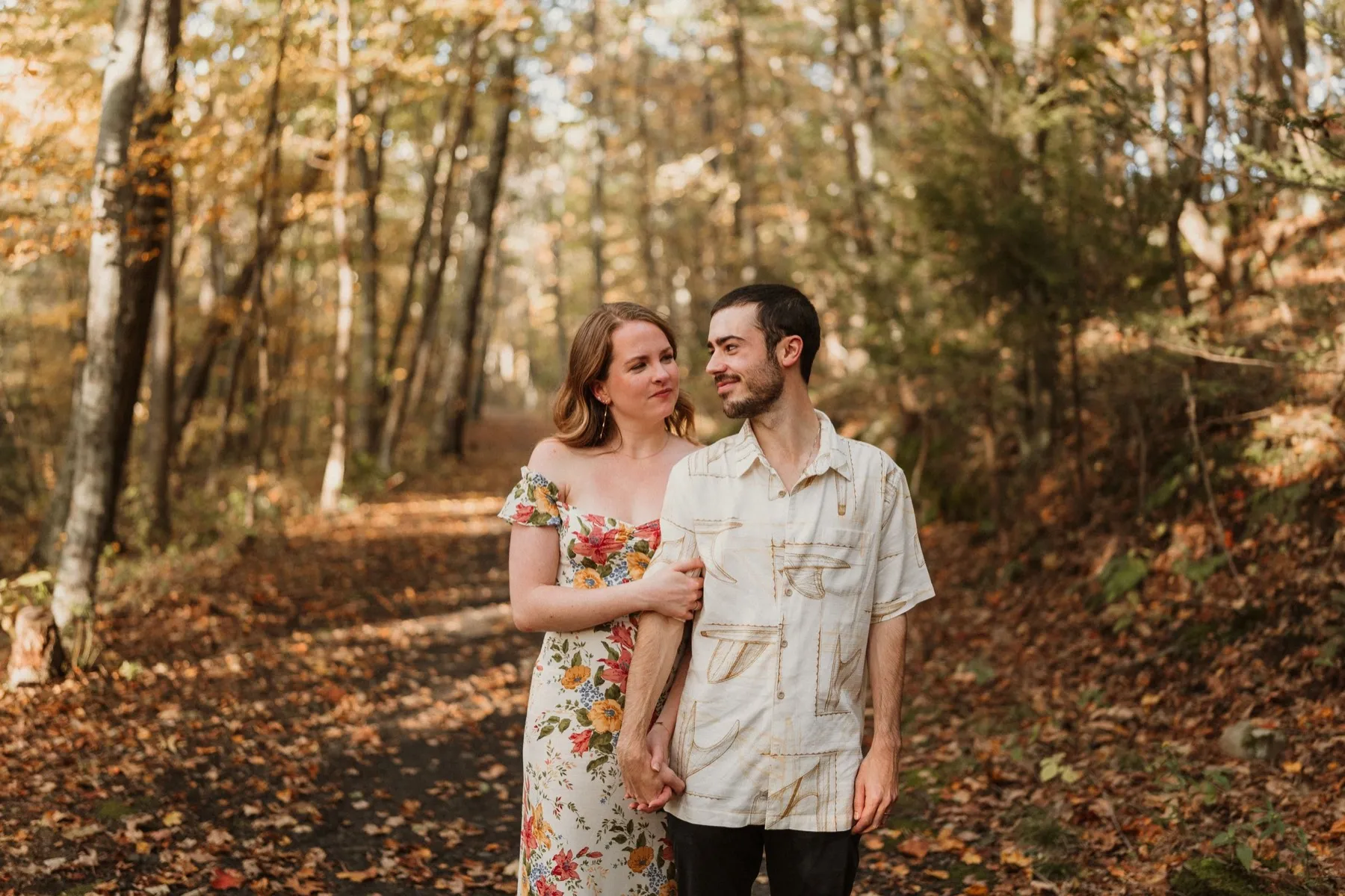 Makena + Eric wedding portrait at New Beginnings Farmstead, Kingston, NY