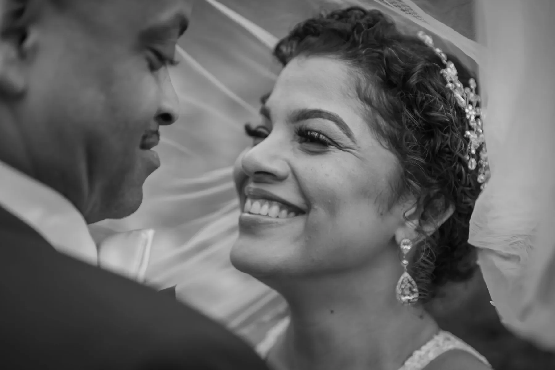 Millie + Rick during their custom wedding ceremony