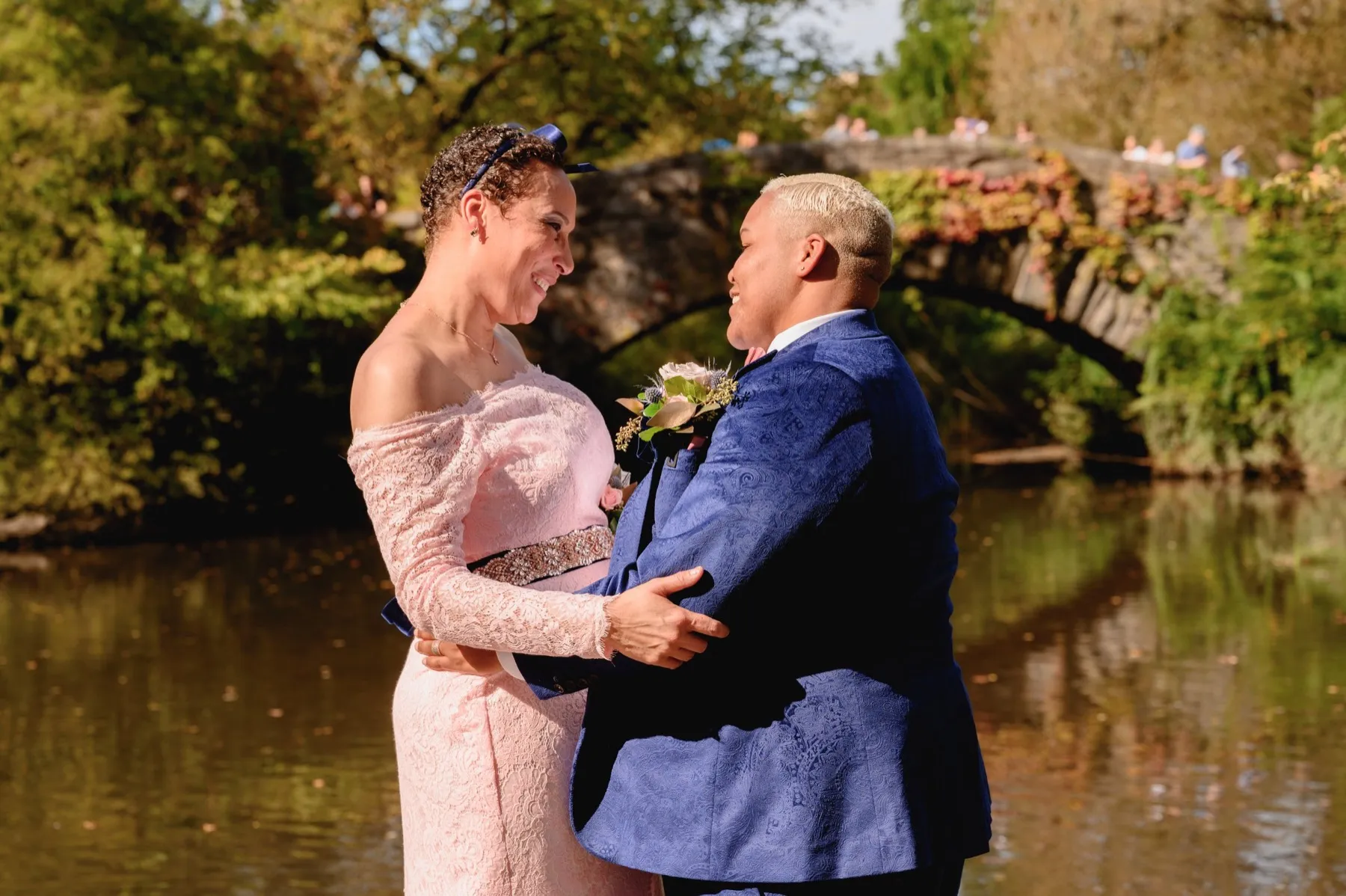 An LGBTQ+ wedding ceremony in NYC