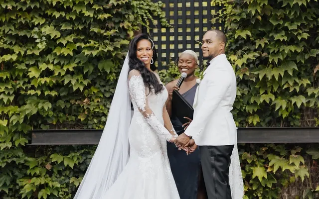 A wedding ceremony in Westchester County, NY