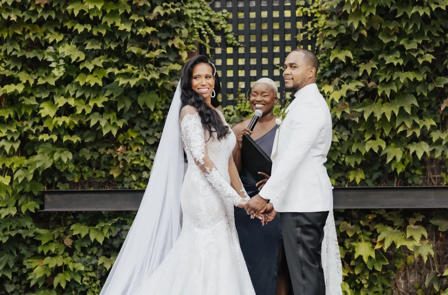 A wedding ceremony in Westchester County, NY