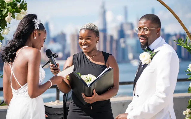 A vow renewal ceremony