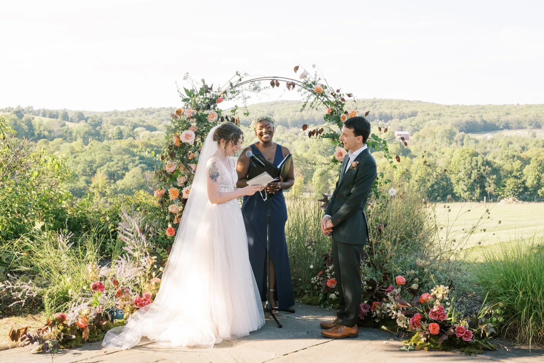 A secular wedding ceremony in NYC