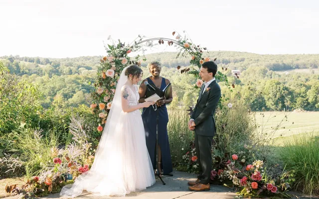 A secular wedding ceremony in NYC