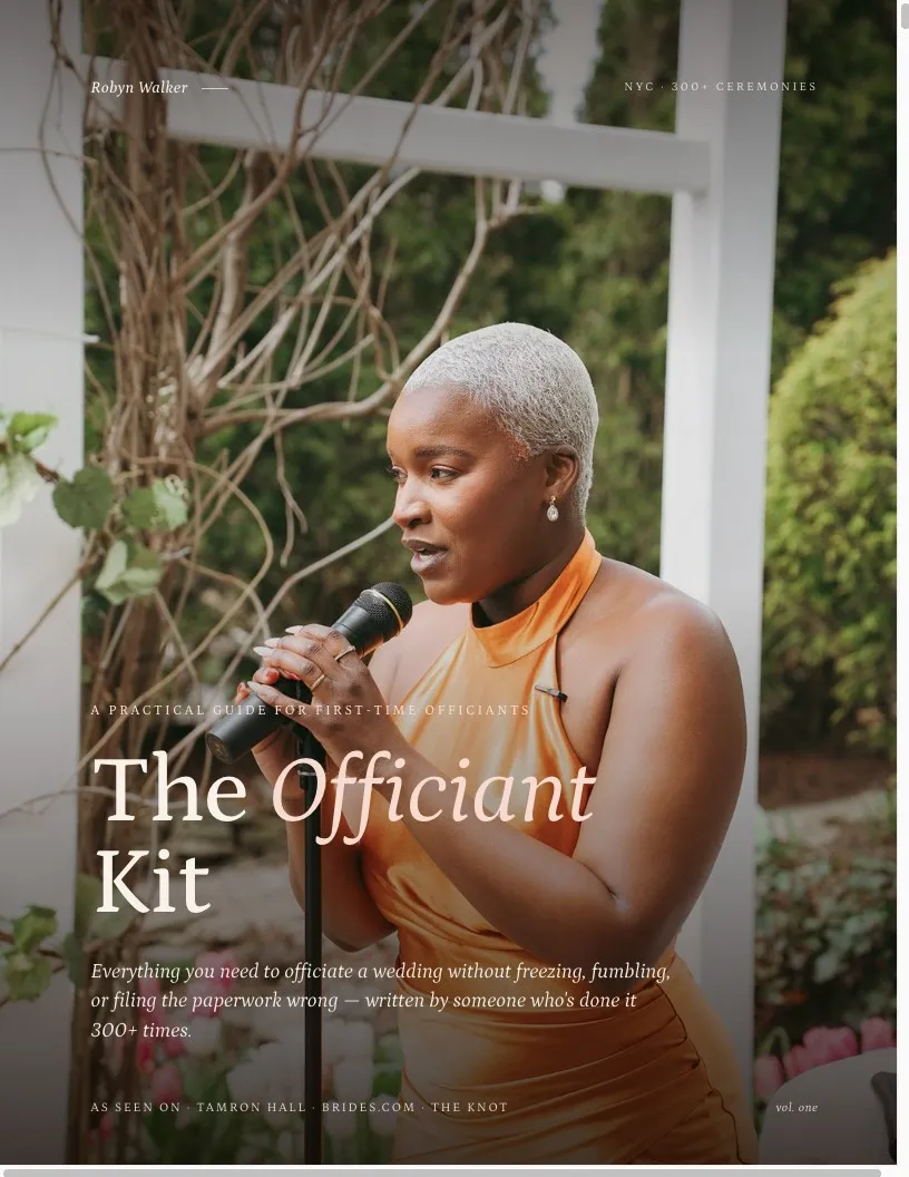 The Officiant Kit cover