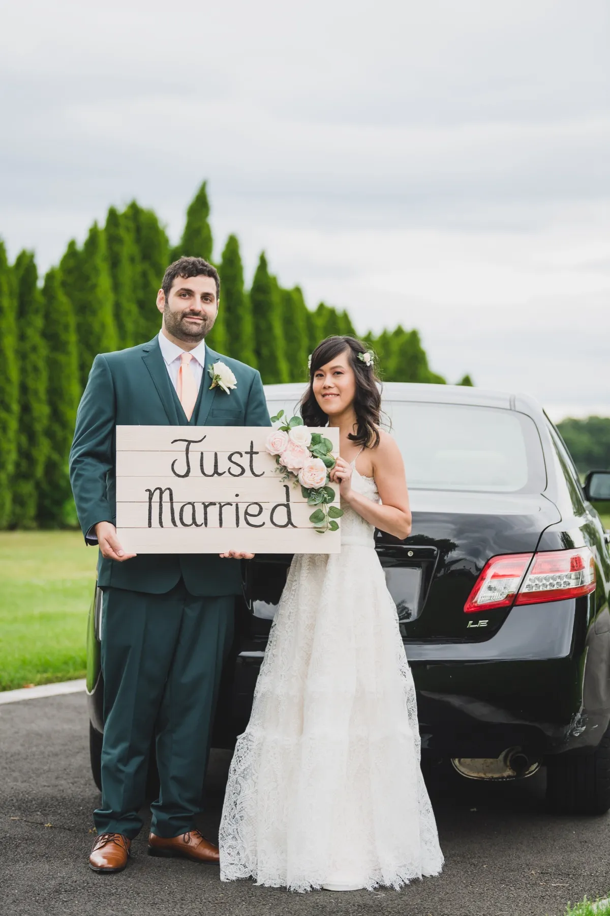 A couple enjoying an intimate New York wedding ceremony