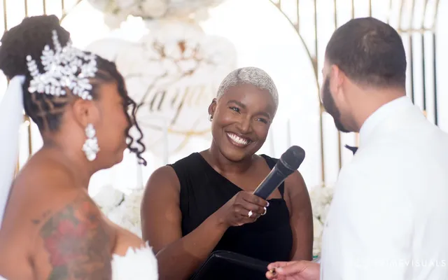 A wedding ceremony